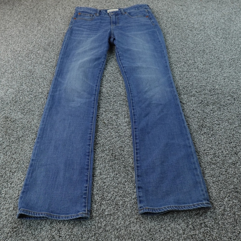 Gap Jeans Womens‎ 28 Dark Blue Denim Pants 1969 Mid Rise Boot Flare Stretch Flex